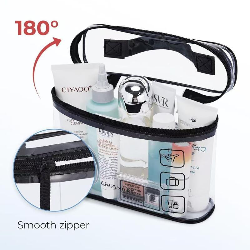 Cosmetic Bags - Transparente, wasserdichte Kosmetiktasche aus PVC, verstärkt,