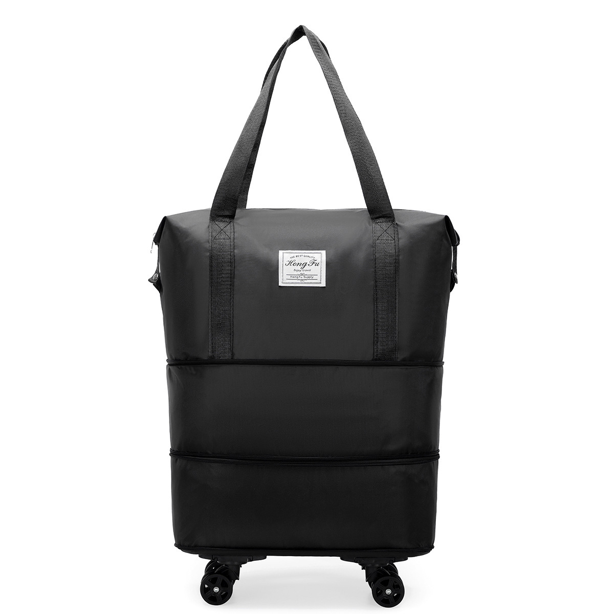 Foldable Rolling Luggage Bag - Reisetasche mit Rollen, abnehmbaren Rädern, erweiterbar