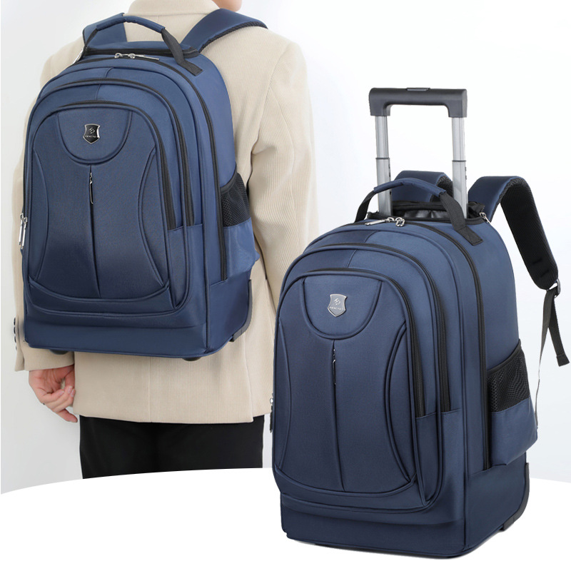 Foldable Rolling Luggage Bag - 2026 Multifunktionaler Business Oxford Wasserdichter Reiserucksack