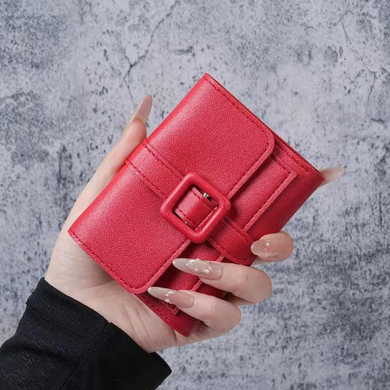 Wallets - 2026 Damen-Portemonnaie, hochwertig, kurz, mit Buchstabenmuster,