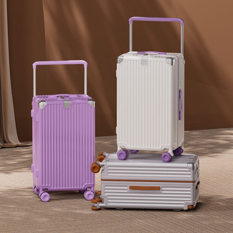 Spinner Wheel Rolling Suitcase 20 Inch - 20/24/28/30 Zoll breiter Reisekoffer mit ausziehbarem
