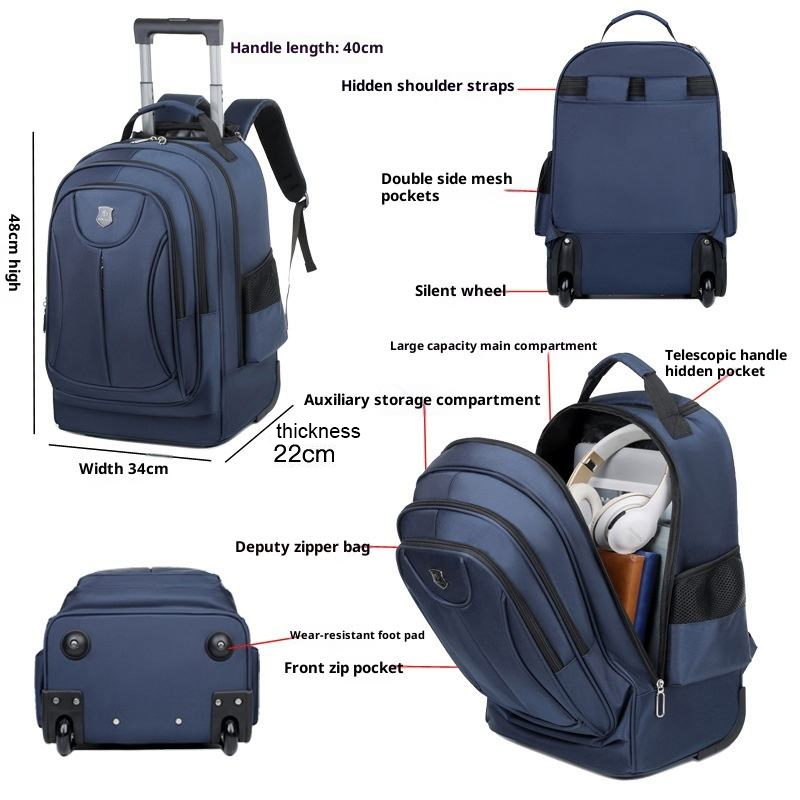 2026 Multifunktionaler Busines – Foldable Rolling Luggage Bag Bewertung und Preis