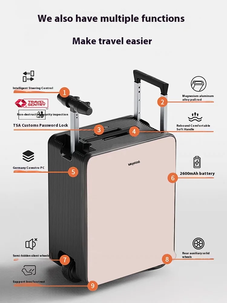 2026 Neuer Elektronischer Koff – Kids Ride On Suitcase Scooter Bewertung und Preis