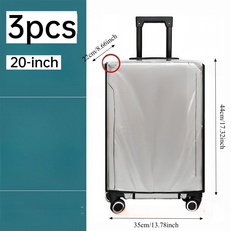 3 Stück Dehnbare Transparente  – Luggage Protective Cover Transparent Bewertung und Preis
