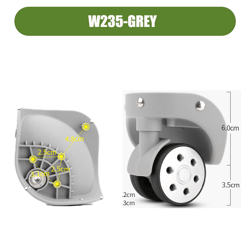Ersatzräder für W235-Gepäckstü – Silent Replacement Luggage Wheels Bewertung und Preis