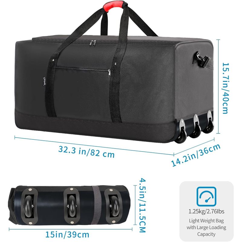 120L Faltbare Rolltasche mit 3 – Foldable Rolling Luggage Bag Bewertung und Preis