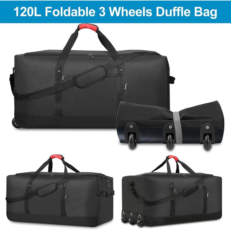 120L Faltbare Rolltasche mit 3 – Foldable Rolling Luggage Bag Bewertung und Preis
