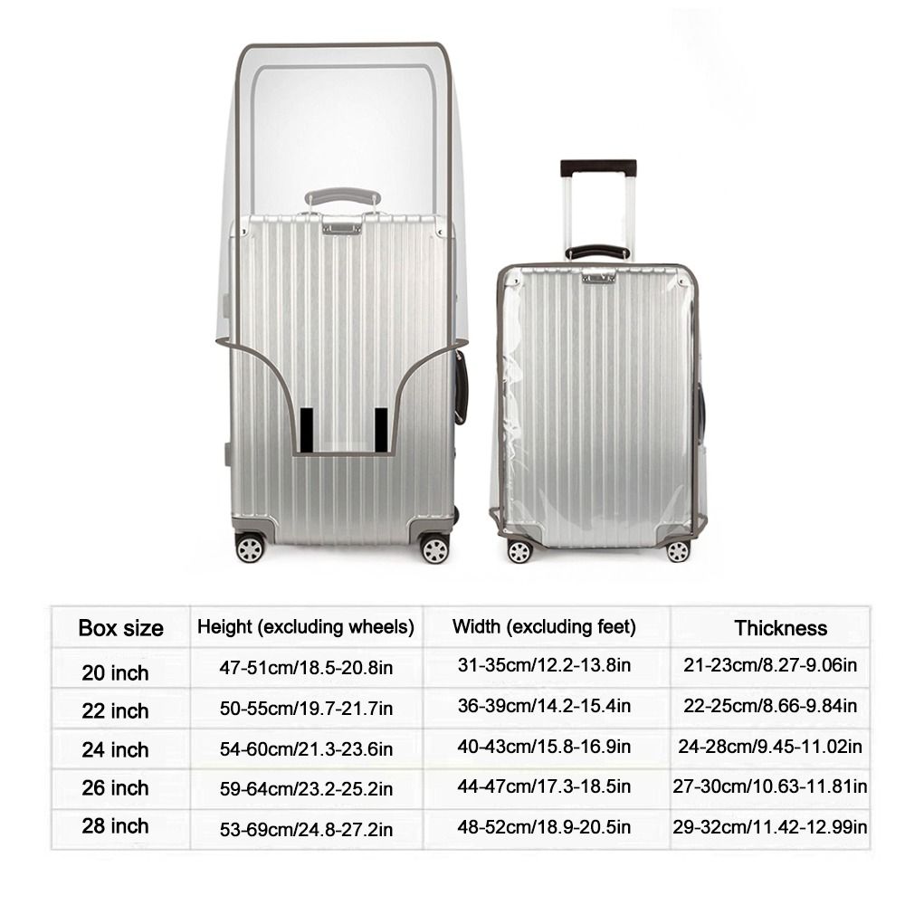 16-28 Zoll Reisegepäckhülle Tr – Waterproof Suitcase Cover Protector Bewertung und Preis