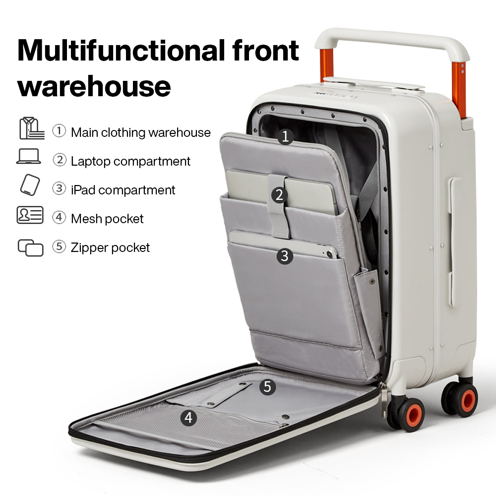 Mixi Neues Design Koffer mit B – Aluminum Frame Carry On Luggage Bewertung und Preis
