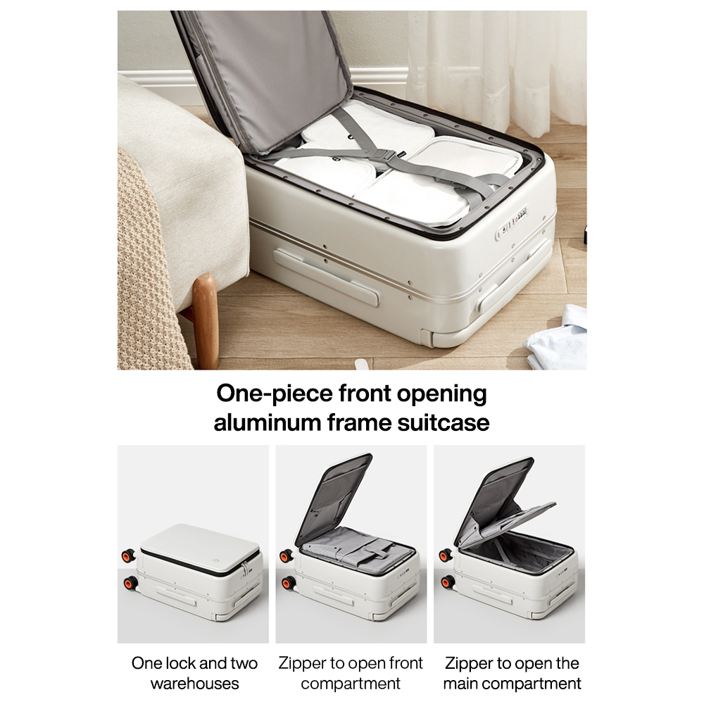 Mixi Neues Design Koffer mit B – Aluminum Frame Carry On Luggage Bewertung und Preis