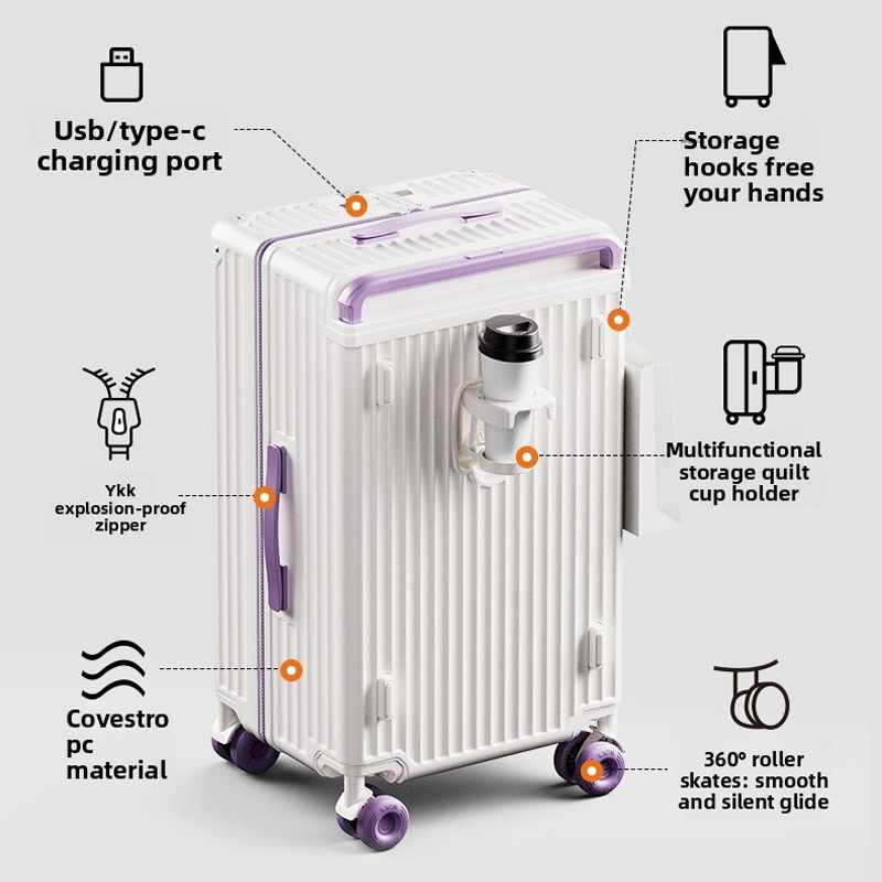 20/24/28/30 Zoll breiter Reise – Spinner Wheel Rolling Suitcase 20 Inch Bewertung und Preis