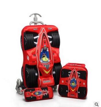 3D Jungen Auto Trolley Koffer  – Foldable Rolling Luggage Bag Bewertung und Preis